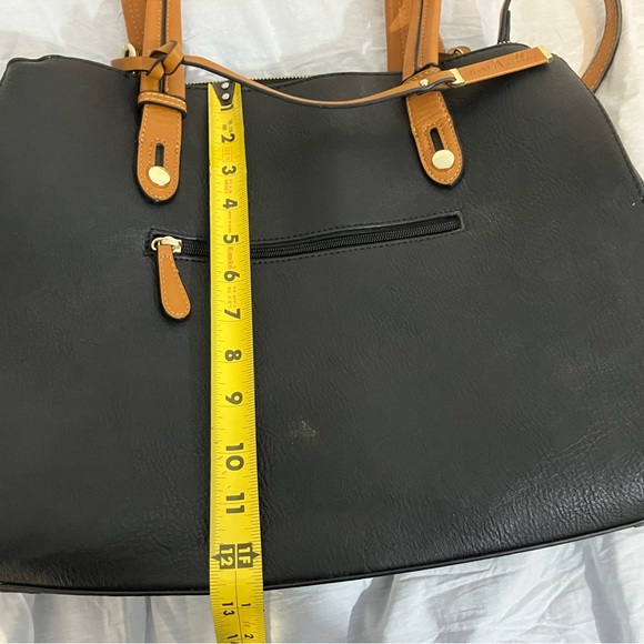 Large Leather Black Bag - Simply Noelle - Picture 10 of 11